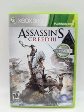 Assassin's Creed III (Microsoft Xbox 360, 2012) VERY GOOD 2-DISC SET! MAIL TOMOR
