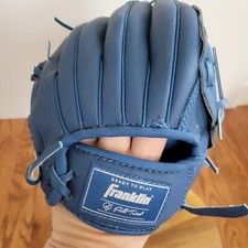 FRANKLIN Teeball RHT Glove Blue 22466 9  Ready To Play Durabond Lacing