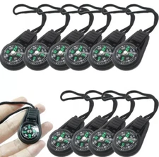 85pcs Mini Pocket Compasses Keychain Survival Gear Outdoor Camping Equipment A