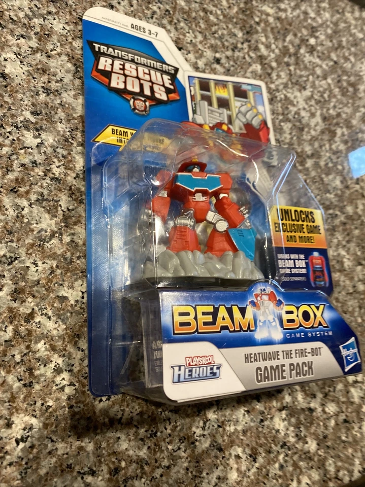 Transformers Playskool Heroes Rescue Bots Beam Box Heatwave Fire-Bot Game Pack Foto 4 de 4