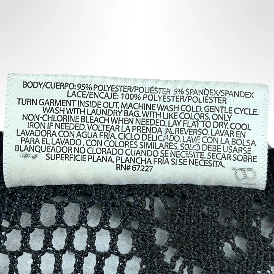 Bobbie Brooks Sweater Women Size 1X Black White Animal Print Lacy Back Accent - Image 4 of 4