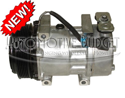 A/C Compressor w/Clutch for Sanden 4039, 4424, 4731 - NEW