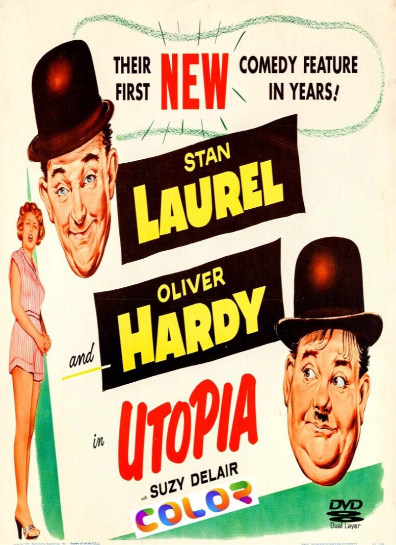 Utopia ATOLL K  Laurel & Hardy HD-DVD Restored 98 minutes in COLOR 1951