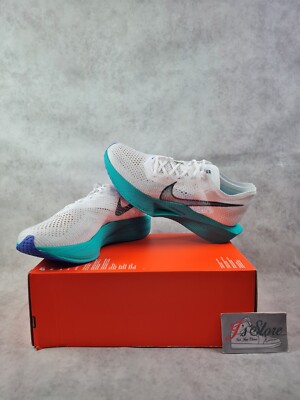 Nike Zoomx Vaporfly Next% 3 White/Deep Jungle-Jade Ice Gr.40/46