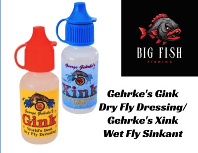 Gehrke's Gink Dry Fly Dressing Gehrke's Xink Wet Fly Sinkant Fly  Fishing UK