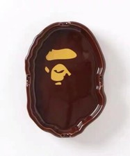 A BATHING APE APE HEAD ASHTRAY Brown Auth from BAPE