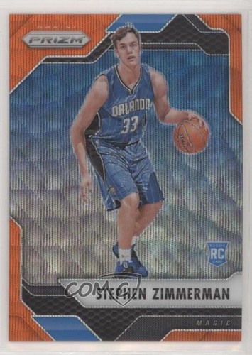 2016 Panini Prizm Basketball Orange Wave Stephen Zimmerman #148