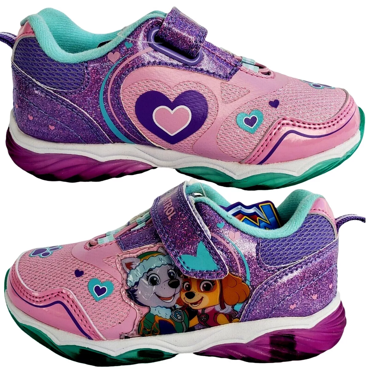 Paw patrol light up girls shoes sale
