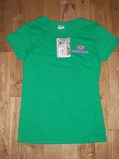 WOMENS MOSSY OAK True Girls Hunt Really Well GRAPHIC T SHIRT Irish Green Sz S
