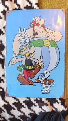 Asterix und Obelix  Displate Metallposter Blechschild 20x30