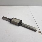 THK SHS25 Linear Slide Bearing w/ 22mm Wide x 330mm Long Carbon Steel Rail.