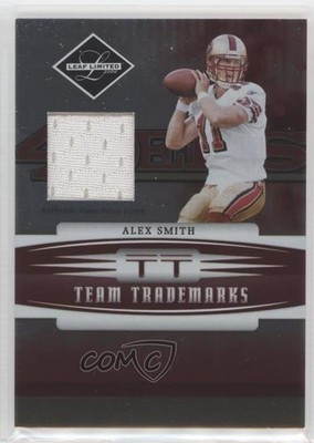 2006 Leaf Limited Team Trademarks Materials 89/100 Alex Smith #TT-1 x5u