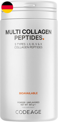 Multi Collagen Proteinpulver Peptide, 2-Monatsvorrat, Hydrolysiert, Typ I, II, I