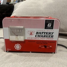 NICE Double A 12V 6V Battery Charger Marine & Auto 6 & 12 Tested LOOKSEXCELLENT 