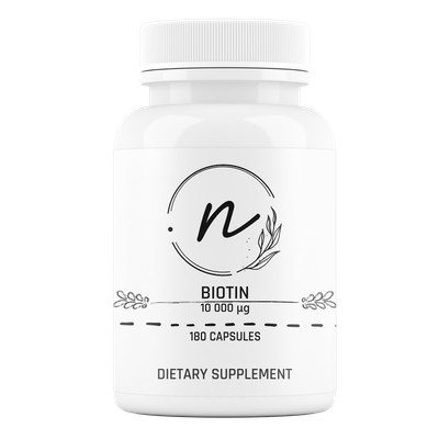 NaturePRO Biotin 10000 mcg 180 capsules