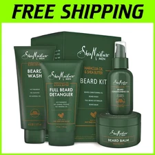 Organic Beard Care Kit for Men, Shea Butter & Maracuja Oil