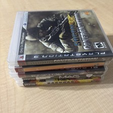 PS3 Games Lot Of  5 Socom Tom Clancy Endwar Turning Point Bakugan MAG