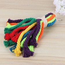 Rope Hanging Parrot Toy Bird Toys Parakeet Chewing Cockatiel Cage