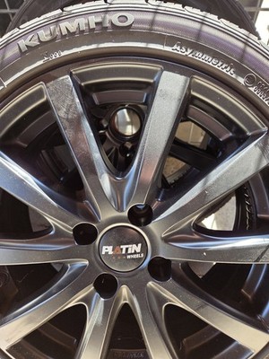 195/45 R16 80V  Sommerreifen Alufelgen LK 4x100  ET40 VW Up SEAT Mi Skoda Citygo