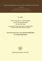 Untersuchungen üBer Die ZahnfußTragfäHigkeit Von Kegelradgetrieben Herwart Opitz