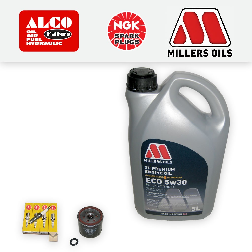 SERVICE KIT for FORD FOCUS MK2 1.6 16V PETROL OIL FILTER PLUGS +OIL (2004-2010)