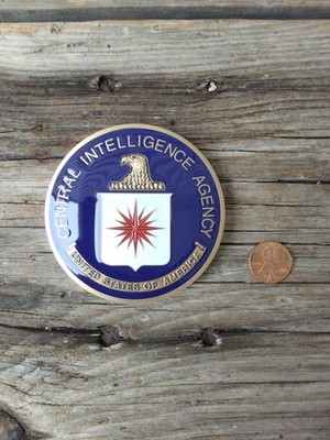 Central Intelligence Agency CIA Huge Medal Medallion Challenge Coin 3''