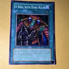 Konami Yu-Gi-Oh! A Deal with Dark Ruler DCR-030 Dark Crisis 1st Ed Spell