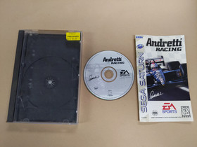 Andretti Racing Sega Saturn Complete in Box
