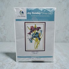 Joy Sunday Cross Stitch Kit Iris #3789 Printe...