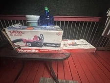 Homelite UT43104 14 Electric Chainsaw 9Amp Corded - Used Works Great