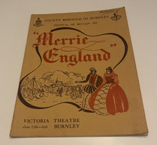 Merrie England - Victoria Theatre - Burnley - 1951 - Signed By Over 50  (T1)