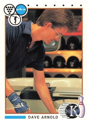 DAVE ARNOLD 1990 Kingpins #68 PBA Bowling Card