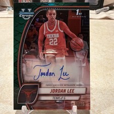 2024-25 Bowman Chrome University Jordan Lee Auto Green Reptilian /75