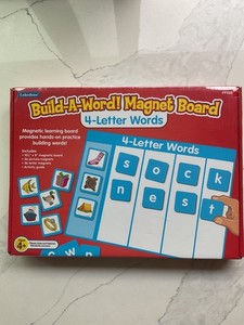 Lakeshore Learning games Build-A-Word Magnet board NIP