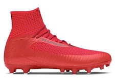 Under Armour Highlight 2 MC Knit Football Cleats Red Black 3027304-600 sz 9