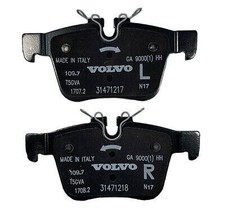 Volvo S60 S90 V60 XC60 XC90 Bremsbeläge hinten 2024 2023 2022 2021 2020 2019 2018 2