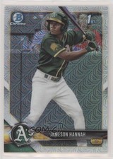 2018 Bowman Draft Chrome Asia Mojo Refractor Jameson Hannah #BDC-160 19wd