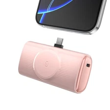 5000mAh Portable Charger with 20W PD Fast Charging, Built-in USB-C for Apple De