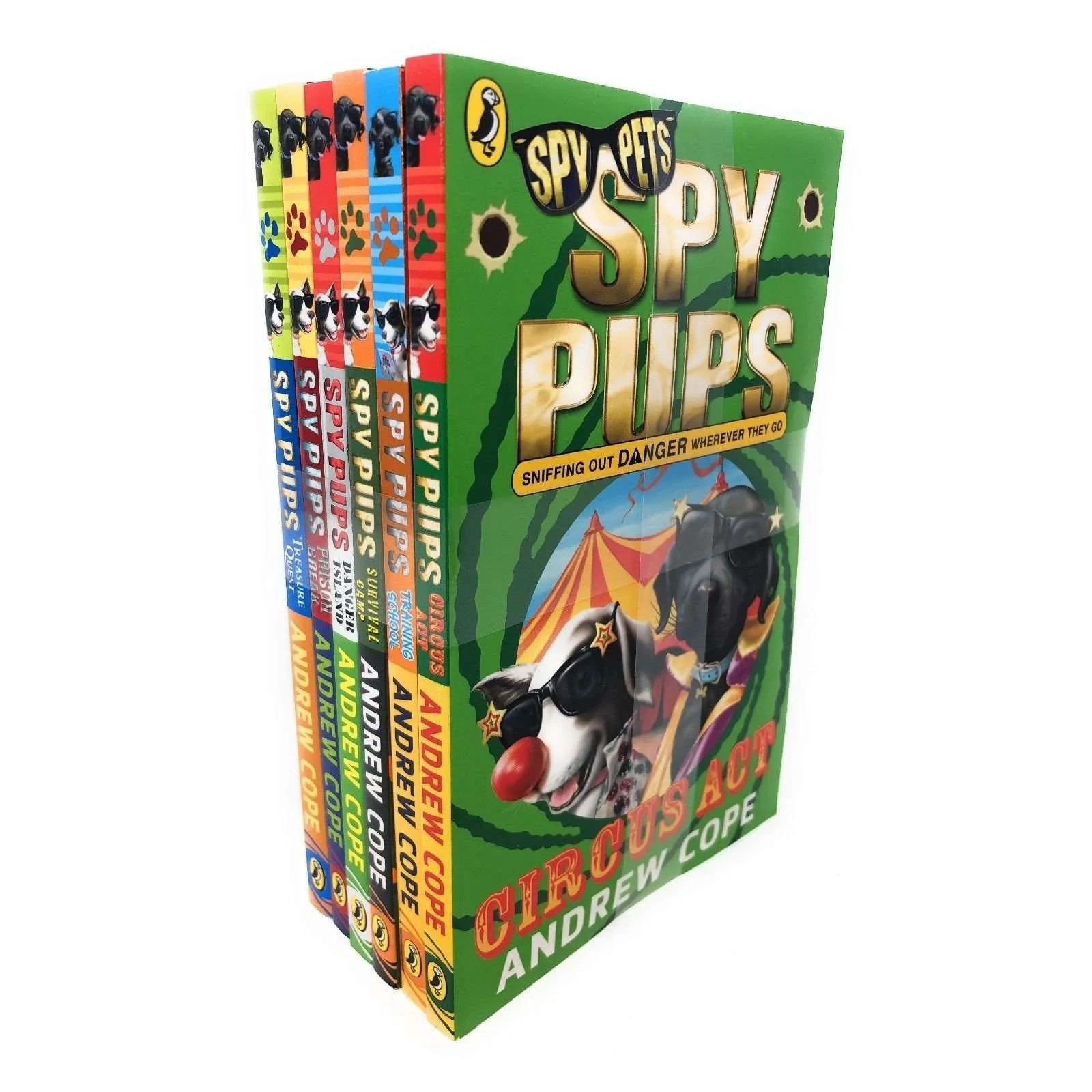 Spy Pups 6 Books Set Collection Andrew Cope, Circus Act, Training School NEW