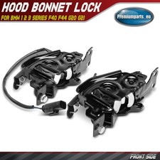 2x Bonnet Hood Latch Lock Front Side for BMW 1 2 3 Series 2018-2024 51237468347