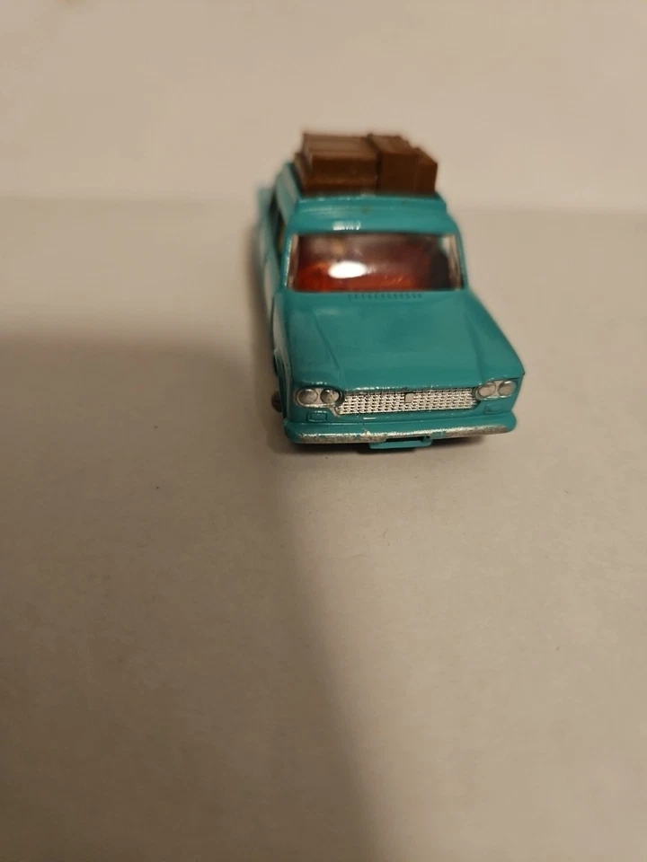 Vtg Lesney Matchbox No.56 Fiat 1500 W/ Luggage. Original Box Made In England - Image 2 of 4