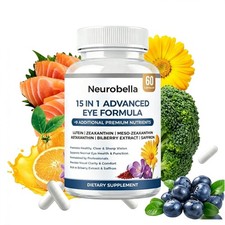 1-3Pack Neurobella 15 in 1 Advanced Eye Formu...