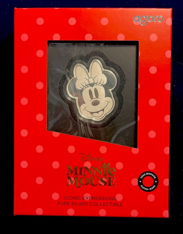 🇺🇸 2026 Minnie Mouse Agoro Niue 1/2 oz .999 Silver Proof Coin–Mickey & Friends