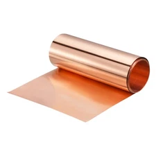 Copper Sheet Roll Pure Copper Flashing Strip Metal Foil Plate 3500x100x0.05mm