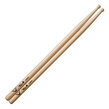 16 Inch Maple Wood Drumsticks Balanced Taper Small Round Tip 580 Diameter