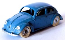 Dinky Toys No.181 VW Volkswagen Beetle Car (Spun Hubs - 1959). FREE UK P&P.