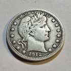 1912 Barber Quarter 90% Silver *combine shipping* Liberty