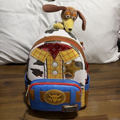 Disney Parks Loungefly Toy Story Woody Mini Backpack Slinky Dog Ears  NWT