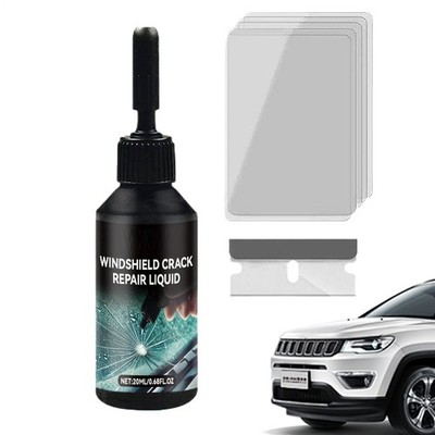 Upgrade Glass Repair Liquid for Windshield Cracks  Crack Repair Kit for Glass`
