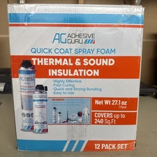 AG Spray Foam Insulation Kit - 12 Cans IF930 / 1 Can AG410 / Gun / Masks